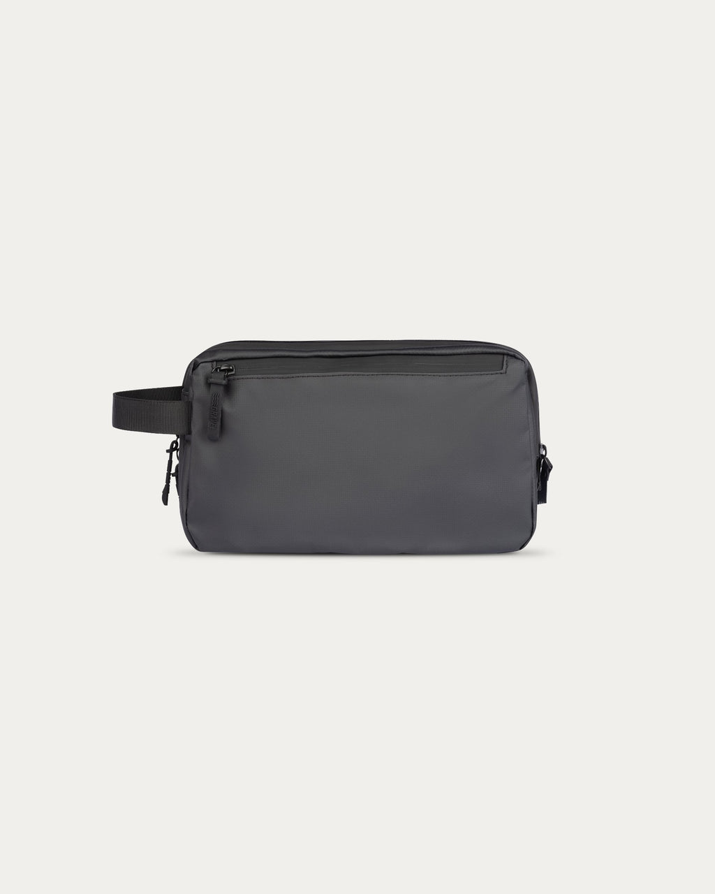 Poche avant zippée de la trousse de toilette de voyage noire