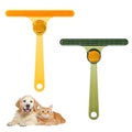 Kit de 2 brosses anti-poils d'animaux réutilisables avec un chien et un chat